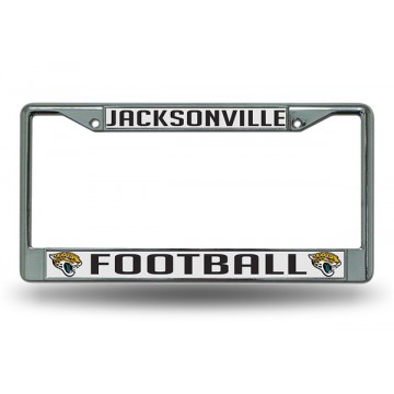 Jacksonville Jaguars Chrome License Plate Frame 